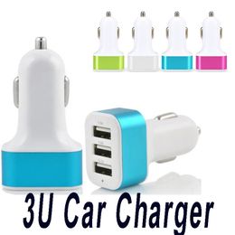 Mini 3 Port USB Car Charger Travel Adapter Universal For Samsung LG HTC Sony Android Smartphone