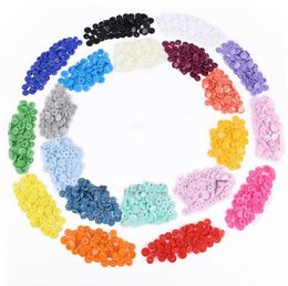 4in one Snap Buttons T5 12.4mm Fasteners Press Stud plastic resin for handmade Gift Box Scrapbook Craft DIY Sewing Accessories