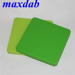 nonstick silicone jar 200ml dab container square shape container for concentrate wax oil assorted color