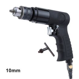 10mm hold capacity air drill pneumatic drilling grinding tool with reverse switch positive and negative function