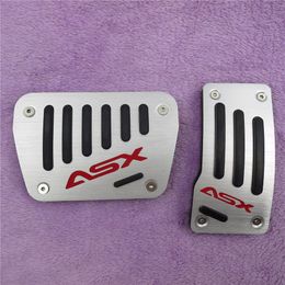 Car Accessories For Mitsubishi ASX AT Fuel Brake Foot Rest Non Slip Pedal Plate,Accelerator Brake Pad Covers Pedal pads styling