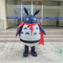 Fast Ship My Neighbour Totoro Mascot Costume Chinchilla Cartoon Costume Christmas Party fancy Dress Adult size Factory Direct Sale