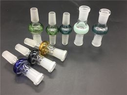 10 Styles Glass Bongs Adapter 14.5mm 18.8mm Male Female Glass Adapter Strainght Joint 14mm 19mm Glass Converter for bongs Dab Rigs