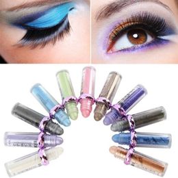 make up roller NZ - Hot sales Single Roller Color Eyeshadow Glitter Pigment Loose Powder Eye Shadow Makeup Hot fluorescent luster soft pearl