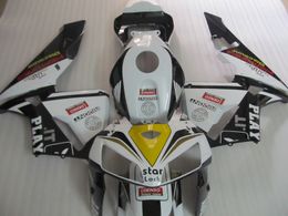 Injection Moulded hot sale fairing kit for Honda CBR600RR 05 06 white black yellow fairings set CBR600RR 2005 2006 OT14