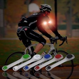 reflective led armband running Canada - LED TPU Light armband Reflective Safety Belt Arm Strap Night Cycling Running LED Armband Light