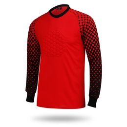 Fußball-Torwart-Langarmshirt, lange Hose, kurze Hose, sportliches Fußballtrikot für Erwachsene, Herren-Pullover, große Größe