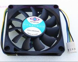 Government long 7CM 7015 DF127015BH 12V 0.48A 4 line dual ball server cooling fan