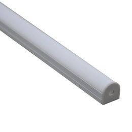 10 X 1M sets/lot Anodized silver U type led profile lights and Al6063 recessed led strip profile for ceiling or wall lights
