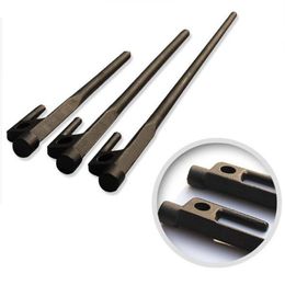 50pcs 20CM 30CM 40CM Black Steel Forging Pegs Outdoor Camping Tent Nail Peg Beach Sand Snow Cold Winter Nail Tool