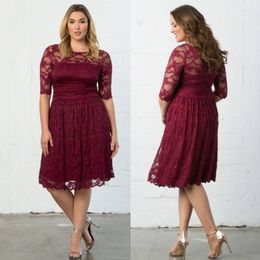 burgundy plus size mother of the bride dresses