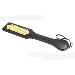 Hot Delicate Leather Spanking Paddle for woman Sex Toys Spanking Flogger Whip Fetish Slave Flirting Paddle sex products for couple