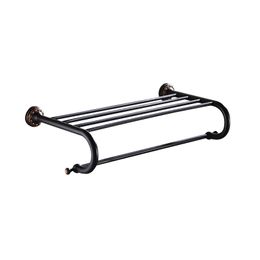 Berserk European Style Black chrome free standing warmer bars rack Rail Doual Bar set Towel Holder Bathroom Accessories