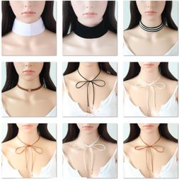 Hot Sale 2017 Choker Necklace for Women Big Lace Flower chokers necklaces Personality section statement necklace 43 styles