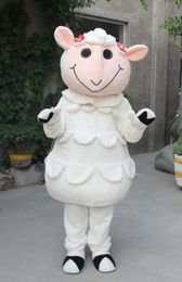Hot high quality Real Pictures Australian Sheep mascot costume free shipping