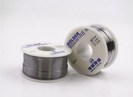 3PCS Wholesale High Purity Lead Soldering Wire 1mm Flux 2.2% 63/37 Roll Rosin Core Tin Welding Iron Wire Reel Welding Practice 100g/PCS