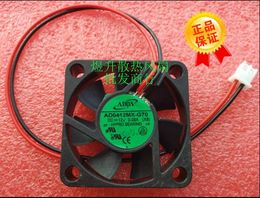 Wholesale fan: Original ADDA 4010 AD0412MX-G70 DC12V 0.08A 2 line hydraulic bearing silent cooling fan