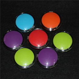 nonstick silicone oil container dab jar 6ml wax concentrate container with acrylic shield jar free