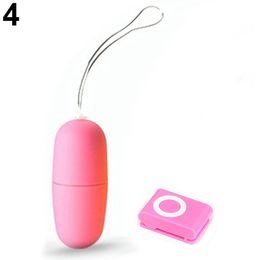 New Arrival 6 PCS/ 1lot Women Vibrating Jump Egg Wireless MP3 Remote Control Vibrator Sex Toys Products Best quality