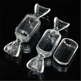 Free Shipping 100pcs Quality Transparent Clear Acrylic Plastic Sweet Shaped Favour Boxes Party Gifts Kids Birthday Party Candy Package