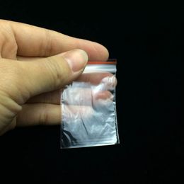 500pcs/lot 6x4cm Clear Bag Plastic Baggy Grip Self Seal Resealable Reclosable Bag For Home Sundries Storages