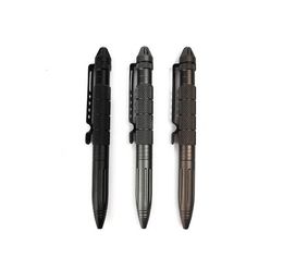 Tactical Pen Self Defense Aviation Aluminum Anti-skid Portable pens for Travel Camping Hiking Tactical Pencil emergency self-rescue EDC tool