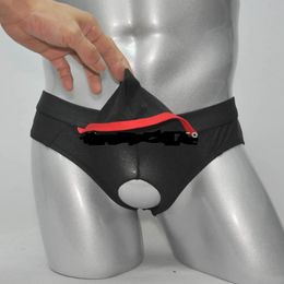 Sport -cool Men's Hole Bulge Pouch Briefs Sheer Mens Underwear 2024 Hot Sale