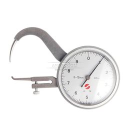 Freeshipping 0-10mm 0.05mm Dial Thickness Gauge Tester Dial Snap Gauge Caliper Gauge Measuring tool