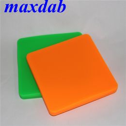 178*178*20mm vacuum square silicone nonstick jar containers big silicone jars dab wax container