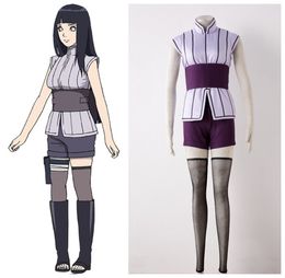 Hyuga Hinata Halloween, Anime Cosplay Costume for Women, Blue Kimono Outfit