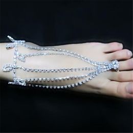 Anklets Sandals Foot Jewellery Beach Dancing Wedding Latin Dance Ankle Bracelet Chain Diamond Fashion Bride Jewellery Christmas Gifts