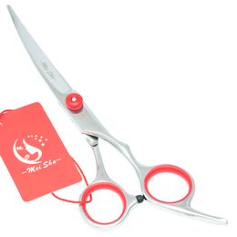 6.0Inch 2017 New Meisha Professional Pet Grooming Scissors Set Pet Scissors JP440C Cutting & Thinning & Curved Dog Shears Sharp edge,HB0006