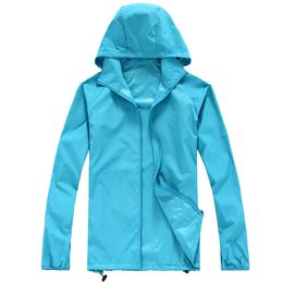 summer new brand womens mens fast drying outdoor casual sports waterproof uv jackets coats windbreaker