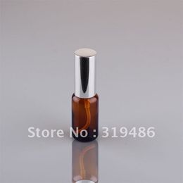 300pcs/lot 10ml Travel Glass Refillable Perfume Spray Atomizer empty bottle packaging,Hydrolat Container with silver cap,QCB18