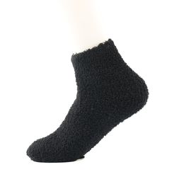 ladies black fluffy socks