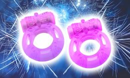 Hot Silicone Vibrating Penis Rings,Cock Rings,Sex Butterfly Ring,Sex Toys for Men Vibrator Sex Products Adult Toys erotic toy Purple Pink