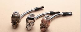 Ghost Skull Light Metal Pipe