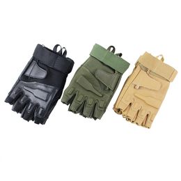 Outdoor Sports Tactical Half Finger Gloves Motocycle Cycling Gloves Paintball Airsoft Shooting Hunting NO08-065