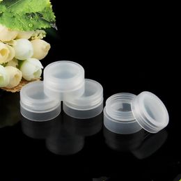 3.5g plastic jar,clear plastic pot for nail art glitters, small round cream cosmetic container fast shipping F20171131