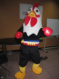 High-quality Real Pictures Cock chicken Mascot Costume Mascot Cartoon Character Costume Adult Size free shipping