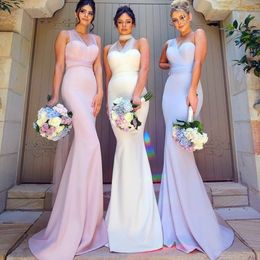 Convertible Sheer Neck Bridesmaids Dresses 2017 New Arrival Stylish Mermaid Long Bridesmaid Dresses Cheap Sexy Elegant Wedding Guest Dress