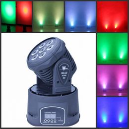 The new mini seven shake headscarf light beam of light led full-color KTV bar stage lighting