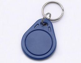 Factory price make TK4100 EM4100 125khz id Card 100pcs/lot ISO11785 ABS RFID keychain Customised Clear key Label Tags