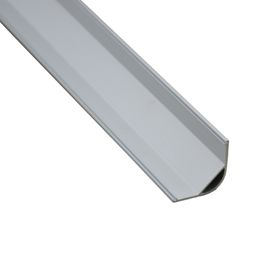 10 X 1M sets/lot Al6063 T6 Right angle aluminum channel light and aluminium corner profile for kitchen or wardrobe lamps