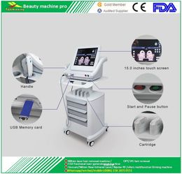 Facial hifu machine CE LVD approved Isreal imported focus film High intensity focused ultrasound skintiten body slimming shaping machine