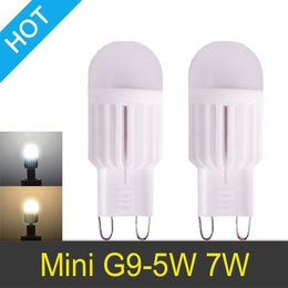 Candle Bulb G9 5W/7W Dimmable 110V-220V 1 LEDs Lamp 360 Beam Angle Warm/Cool White LED Miniature