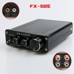 Freeshipping FX-Audio FX502E Hifi 2.0 TDA7498L LM1036 Desktop Computer Speaker High Power Pure Digital Audio Amplifier Power Output 68W*2