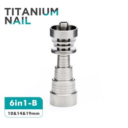 best design fully adjustable domeless titanium nail 10 14 19 mm male and female water pipe smoking pipes glass bongs