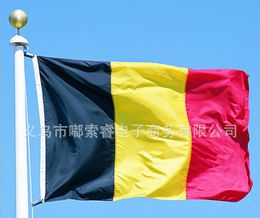 Belgium Flag Nation 3ft x 5ft Polyester Banner Flying150* 90cm Custom flag All over the world Worldwide outdoor
