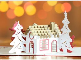 gift cards christmas cards 3d greeting card christmas greeting card christmas decorations pop up greeting card wholesale 15*15cm